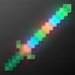 LED 8-Bit Pixel Sword | https://www.bestnamebadges.com