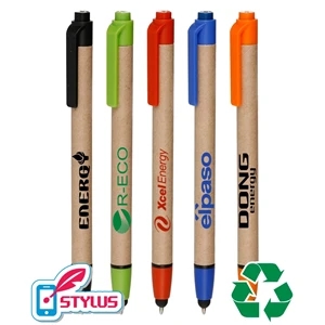 Union Printed, "Recycled Paper" Stylus Click Pen