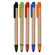 Union Printed, "Recycled Paper" Stylus Click Pen | https://www.bestnamebadges.com