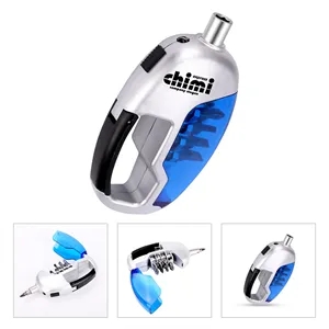 8 In 1 Multi Function Screwdriver Tool Kit With Led Light
