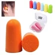 Soft Foam Earplugs in Reusable Case | https://www.bestnamebadges.com