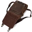 Genuine leather backpack for man | https://www.bestnamebadges.com