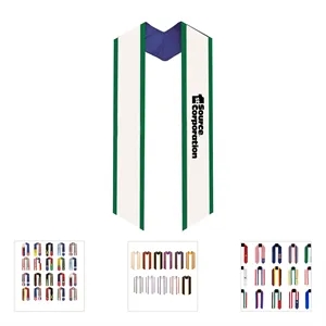 Full Color Custom Polyester Honor Graduation Stoles 72"