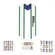 Full Color Custom Polyester Honor Graduation Stoles 72" | https://www.bestnamebadges.com