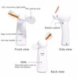 Mini Flash Message Fan with LED | https://www.bestnamebadges.com