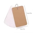 Kraft Index Cards with Binder Ring | https://www.bestnamebadges.com