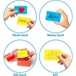 Kraft Index Cards with Binder Ring | https://www.bestnamebadges.com