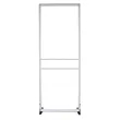 3'W x 6.5'H & 8'H Astra Wall Hardware | https://www.bestnamebadges.com
