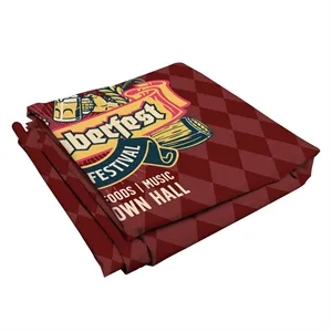 38.5"H x 115"W Pop-Up Table  Fitted Dye Sub Throw