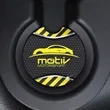 Sublimated Recycled Rubber Car Coaster | https://www.bestnamebadges.com