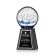 Starburst Award on Tall Marble Base | https://www.bestnamebadges.com