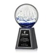 Starburst Award on Tall Marble Base | https://www.bestnamebadges.com