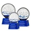 Starburst Award on Robson Base - Blue | https://www.bestnamebadges.com