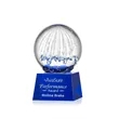 Starburst Award on Robson Base - Blue | https://www.bestnamebadges.com