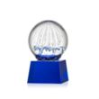 Starburst Award on Robson Base - Blue | https://www.bestnamebadges.com