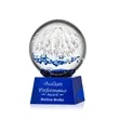 Starburst Award on Robson Base - Blue | https://www.bestnamebadges.com