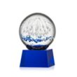 Starburst Award on Robson Base - Blue | https://www.bestnamebadges.com