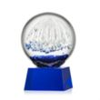 Starburst Award on Robson Base - Blue | https://www.bestnamebadges.com