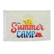 12" x 18" Polyester Flag Single-Sided | https://www.bestnamebadges.com