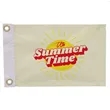 8" x 12" Polyester Flag Single-Sided | https://www.bestnamebadges.com