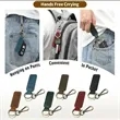 PU leather keychain | https://www.bestnamebadges.com