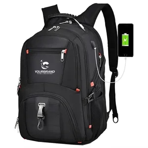 Large Laptop Backpack With USB Charging Port