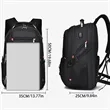 Large Laptop Backpack With USB Charging Port | https://www.bestnamebadges.com