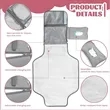 Portable Waterproof Baby Diaper Changing Pad Handbag | https://www.bestnamebadges.com