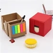 Foldable Multifunctional Notepad Pen Holder Set | https://www.bestnamebadges.com