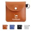 PU-Leather Ring Pouch Data Cable Storage Bag | https://www.bestnamebadges.com