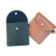 PU-Leather Ring Pouch Data Cable Storage Bag | https://www.bestnamebadges.com