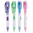 Plastic LED Light Pen With Torch Promotional Gift | https://www.bestnamebadges.com