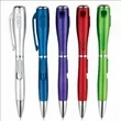 Plastic LED Light Pen With Torch Promotional Gift | https://www.bestnamebadges.com