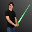 Green Saber Expandable Light Swords | https://www.bestnamebadges.com