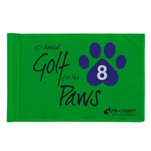 Golf Flag with Tube Single-Sided