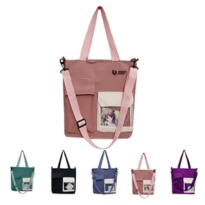 Custom Classic lightweight canvas shoulder bag