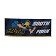 3' x 8' Parade Banner Straight Bottom w/Gold Fringe | https://www.bestnamebadges.com
