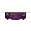 3' x 8' Parade Banner Scallop Bottom Kit w/Gold Fringe | https://www.bestnamebadges.com