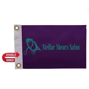 8" x 12" Nylon Flag Double-Sided