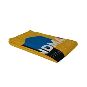 8' Straight Splash 4-Sided Graphic Panel -Recycled Polyester