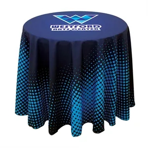 Café-Height Round Throw with 27" Overhang