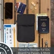 Hanging Neck Passport Wallet | https://www.bestnamebadges.com