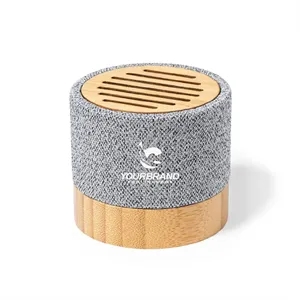 Mini Cylindrical Wireless Bamboo Speaker