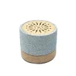 Mini Cylindrical Wireless Bamboo Speaker | https://www.bestnamebadges.com