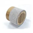 Mini Cylindrical Wireless Bamboo Speaker | https://www.bestnamebadges.com