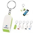 2-in-1 Phone Holder And Screen Cleaner Combo Keychain | https://www.bestnamebadges.com