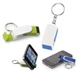 2-in-1 Phone Holder And Screen Cleaner Combo Keychain | https://www.bestnamebadges.com