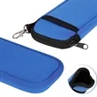 Portable Neoprene Cell Phone Storage Pouch with Keychain | https://www.bestnamebadges.com