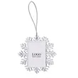 Snowflake Square Photo Frame(Large) | https://www.bestnamebadges.com