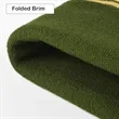 Colorful Acrylic Knit Beanie With PomPom | https://www.bestnamebadges.com